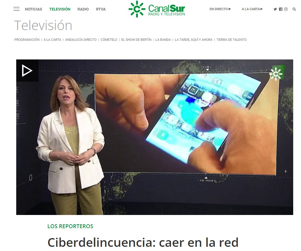 APEIROO entrevistado no programa emblemático do CanalSur, Reporteros.